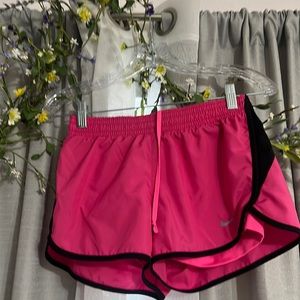 Hot pink Nike shorts